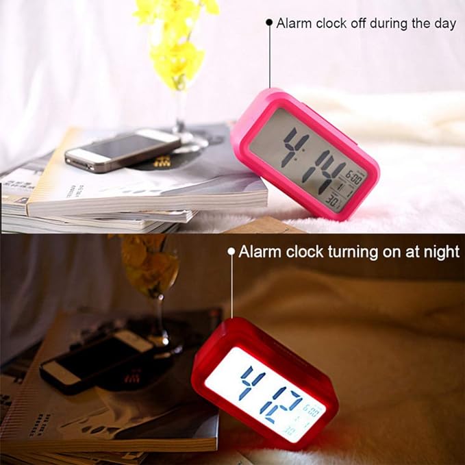 **"LumiTime™ Smart Digital Alarm Clock – Wake Up in Style!"** ⏰✨