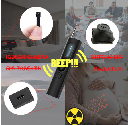 **"SpyShield™ Hidden Camera Detector – Your Privacy, Protected!"** 🔍🚨