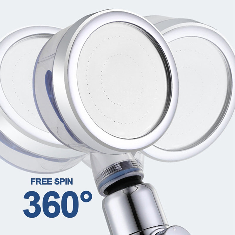 **"TurboFlow™ High-Pressure Shower Head – Power, Luxury & Spa-Like Experience!"** 🚿✨